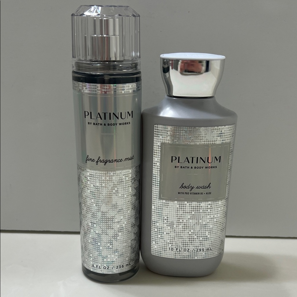 Bath & Body Works Platinum Fragrance Mist and Body Wash (Make me an offer)